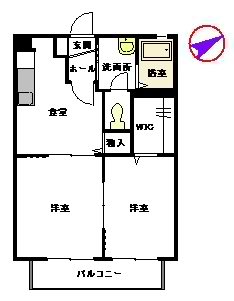 間取り キャンベルハウス C棟 間取り図