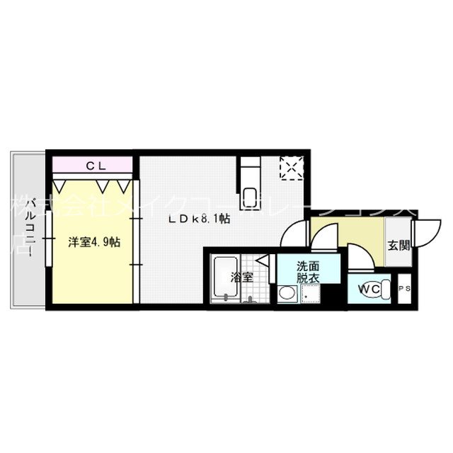 Casa大濠西  間取り