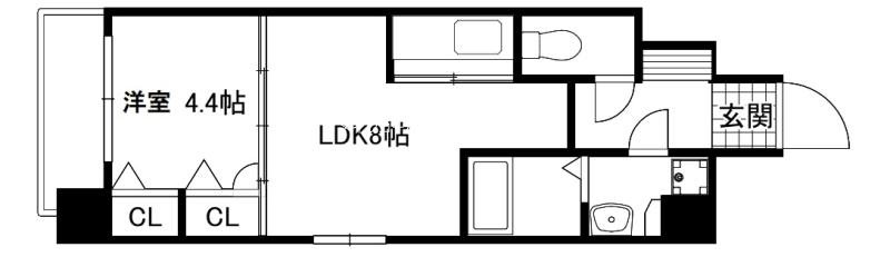 エスポワール筑紫通り 間取り