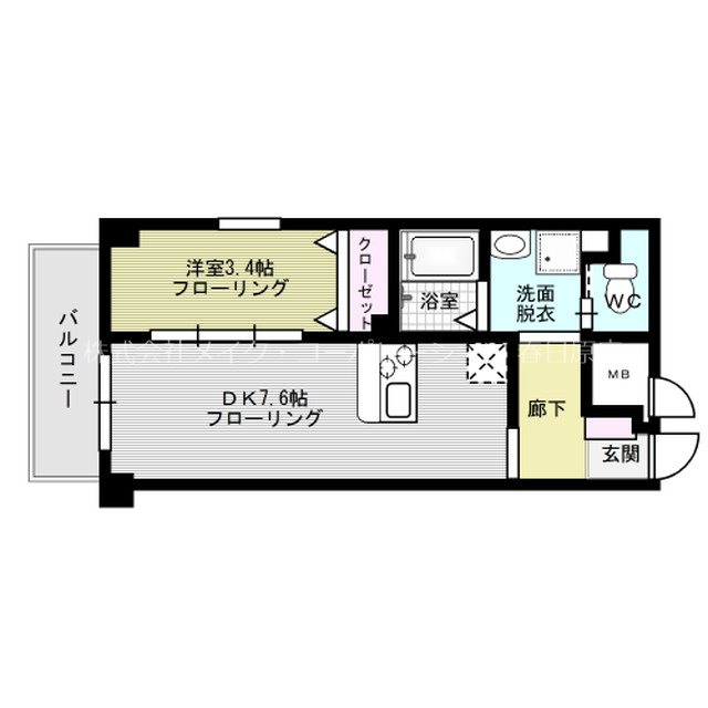アヴァンティ銀天町 間取り