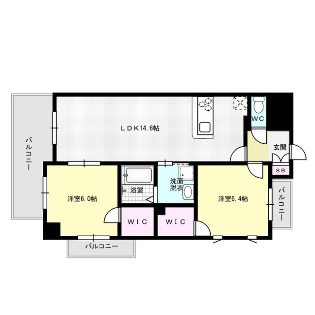 Raffina大濠 間取り