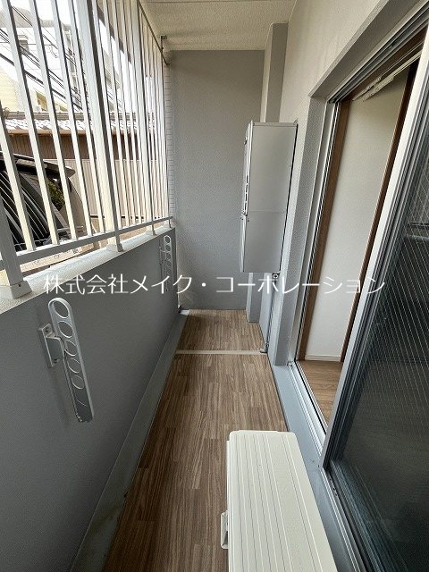 ※参考の為同施工会社別物件のお写真 ウッドハーツ ベランダ