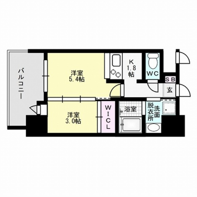 エンクレスト博多駅前ART  間取り