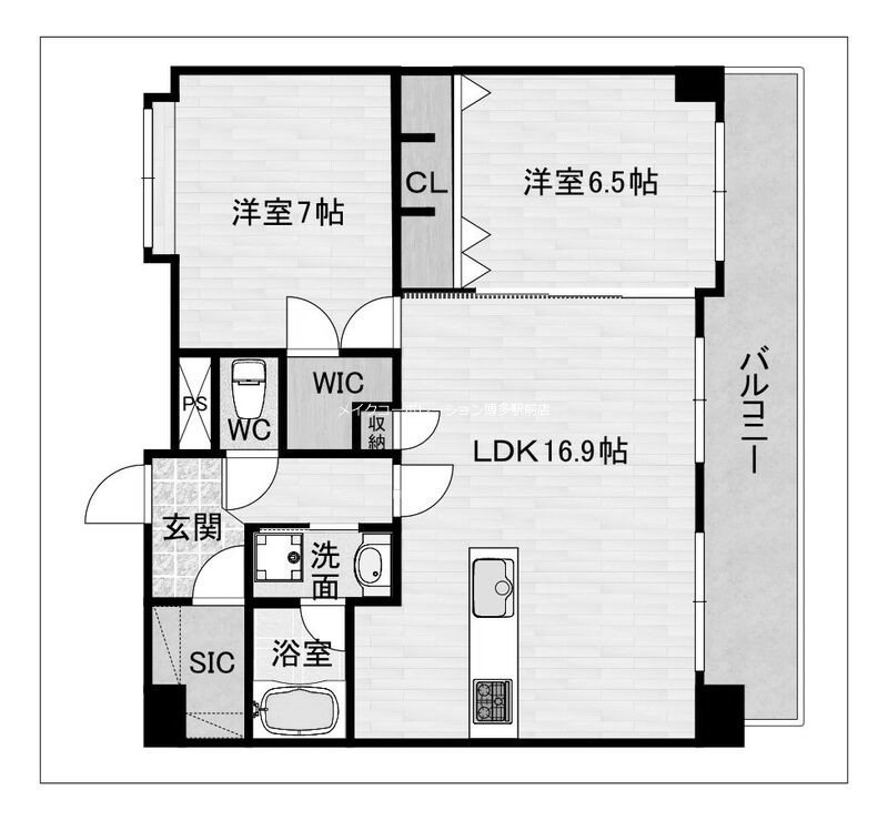OH　Ohashi　BLD 間取り