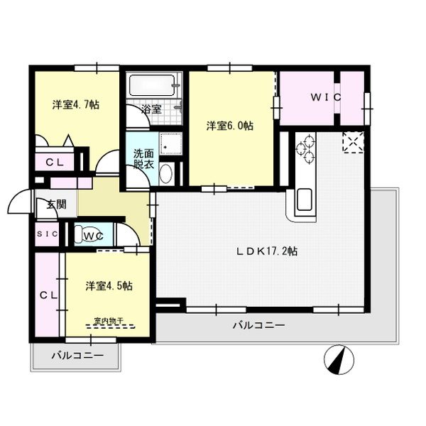 メゾンココル 301号室 間取り
