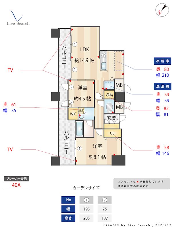 ＫＤＸレジデンス大濠ハーバービュータワー   間取り