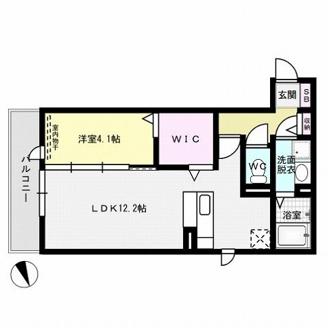 D-room西新 間取り