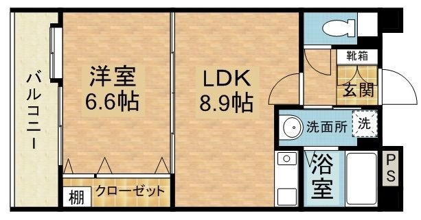 エスペランサ姪浜  間取り