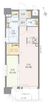 エフパルク大橋 間取り