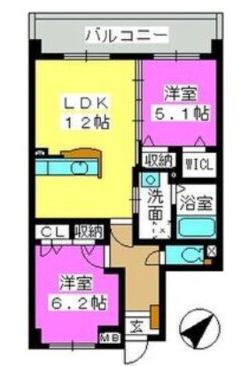 グラン・ブルー和気 間取り