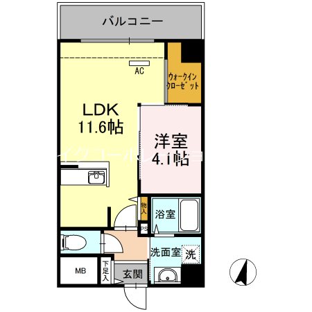 フォレストドルフ天神 間取り