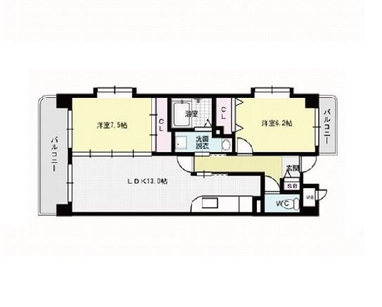 Residence　View大濠 間取り