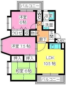 グランマキ室見 間取り