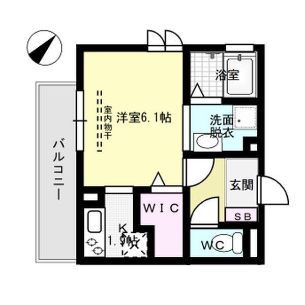 CASA白金 207号室 間取り