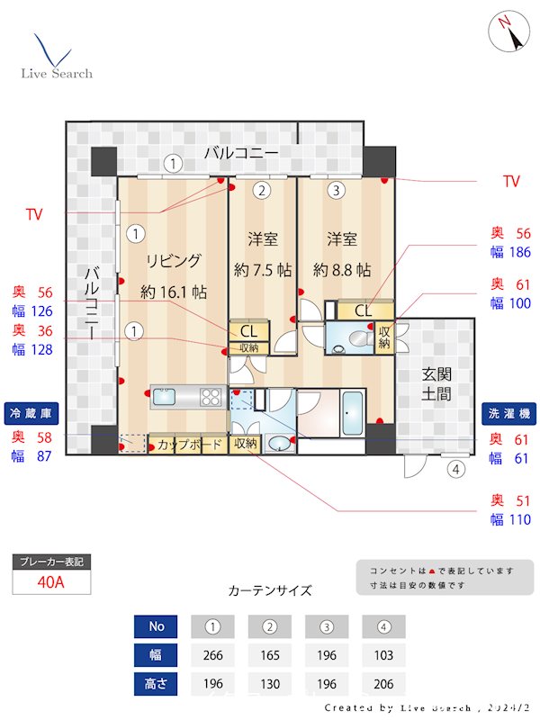 ザ・リンドス 間取り