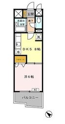 フォルスト平尾 402号室 間取り