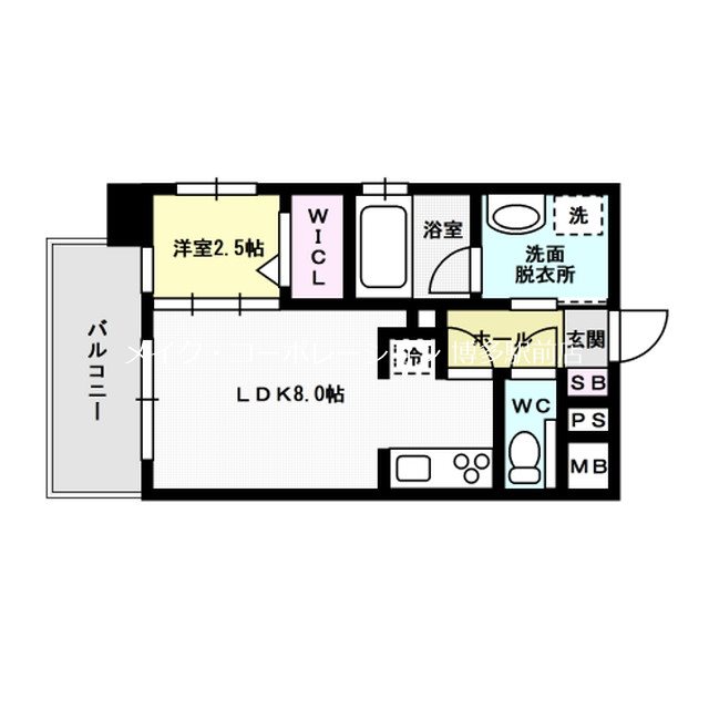 ヴィラージュ県庁前参番館 間取り図