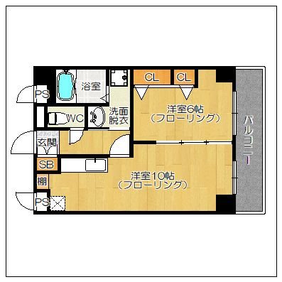 平尾弐番街ビル 間取り