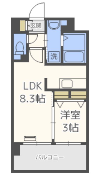エフ・パルク高宮 間取り