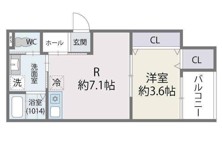 ジラフ姪浜駅前 間取り