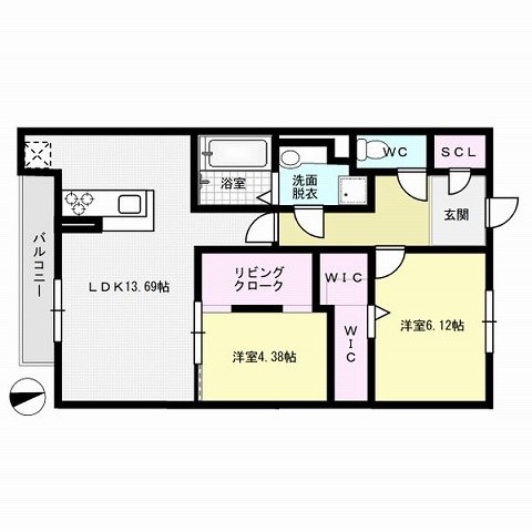 Asteria彩都 間取り