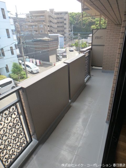 写真は同型タイプ フレア・クレスト水城 ベランダ