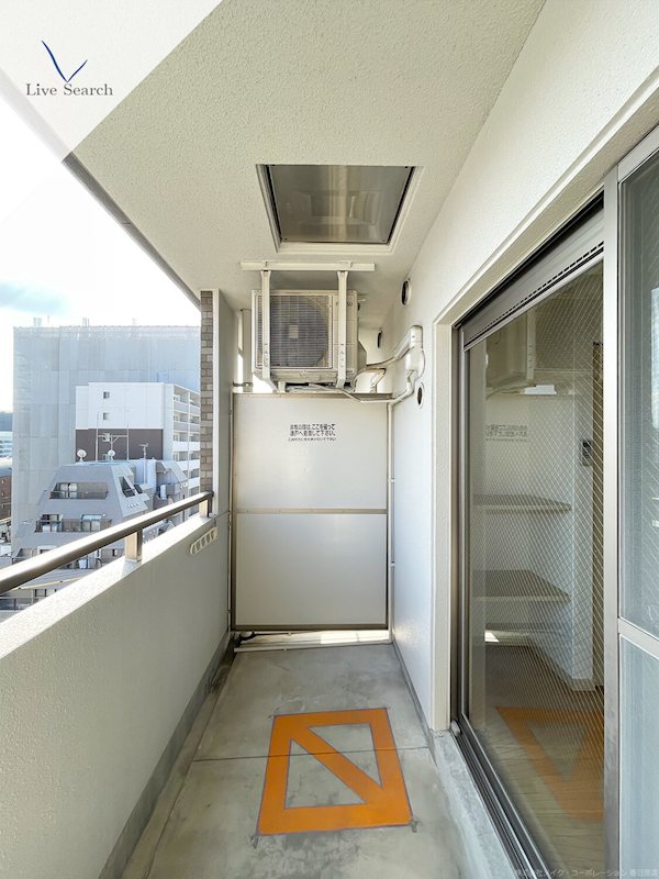 写真は同型タイプ アンジェール高砂 ベランダ