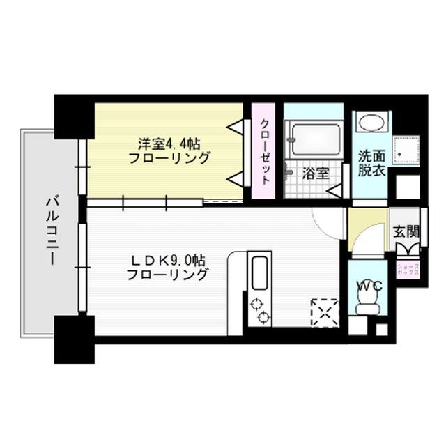 レディアントアーク薬院 間取り