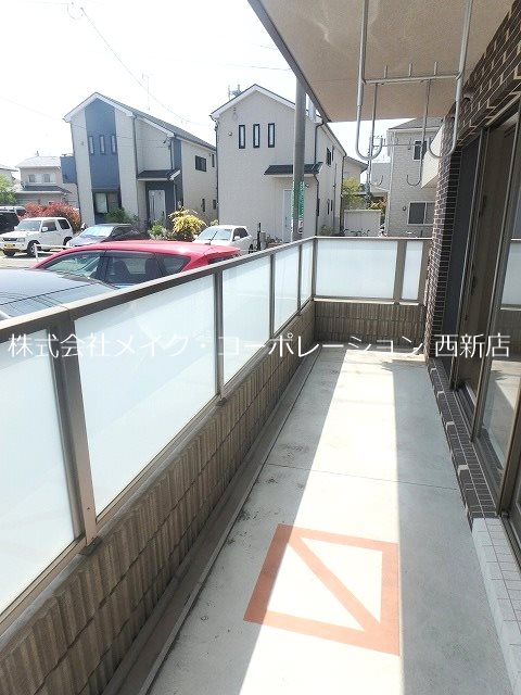 ※同施工会社参考写真 リバーガーデン次郎丸A棟 ベランダ