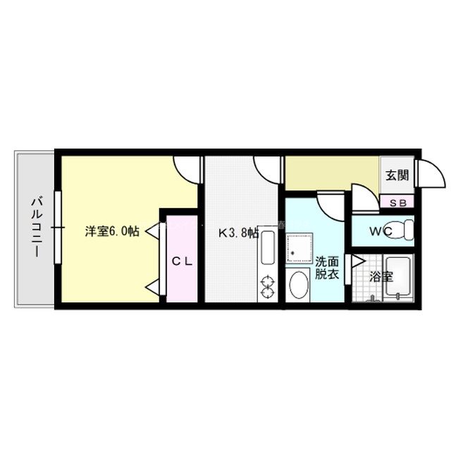 Br千歳町 102号室 間取り