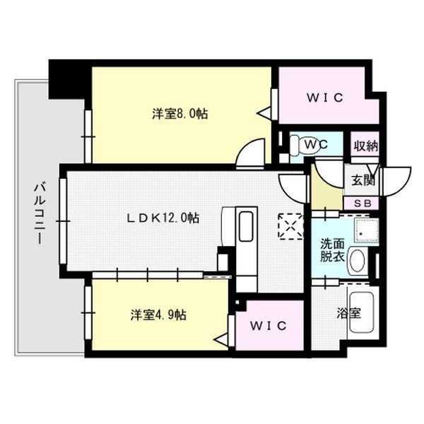 ヒルズ薬院 間取り