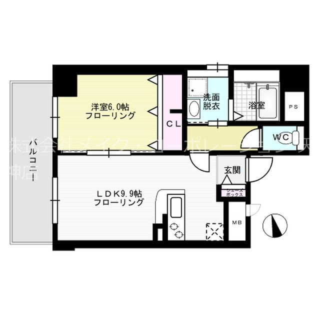 リュエールデュボヌール 間取り