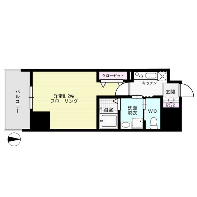 ジェイグランコート大濠公園 間取り