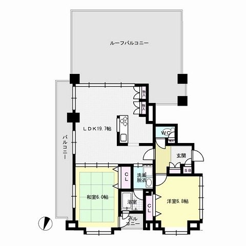ピエールボレ室見  間取り