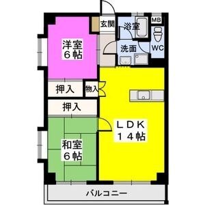 リーベンハイム室見 間取り