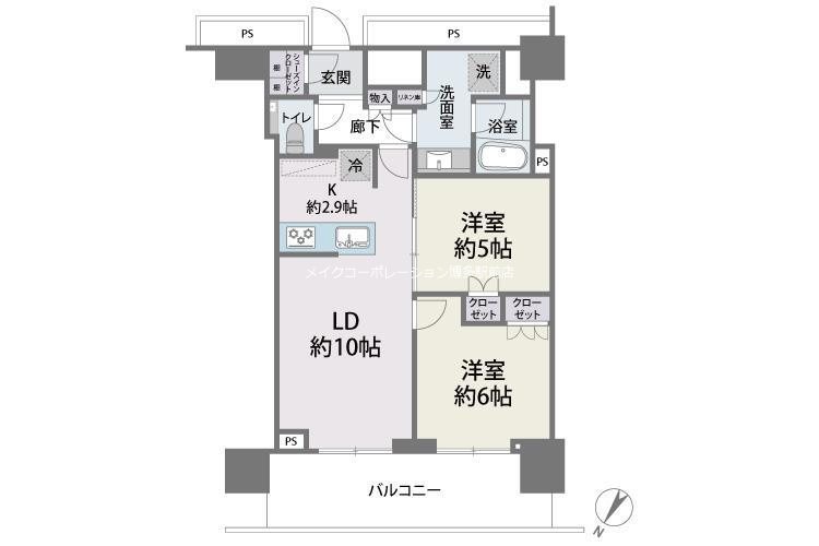 Brillia Tower西新 間取り