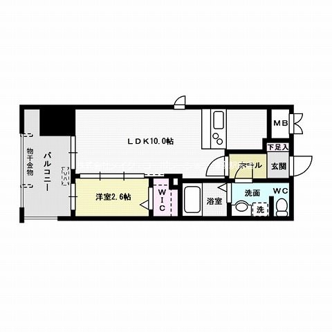 グランフォーレ博多駅東プレミア 間取り