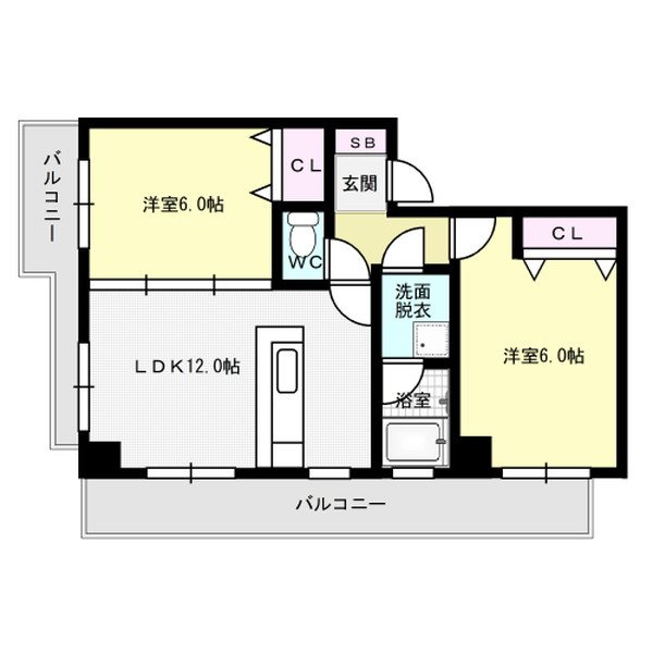リーベ高宮3丁目 間取り