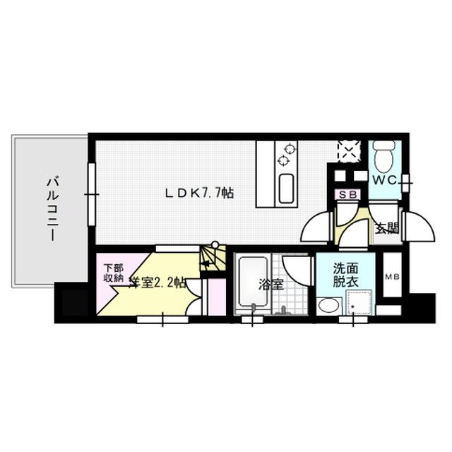 サニークレスト大濠公園 間取り