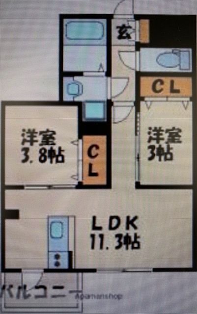 BLUECROSS西公園 間取り