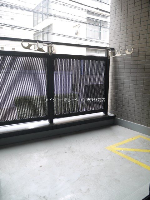 ※入居中の為別部屋写真使用現状優先 ヴェルジュ薬院 ベランダ