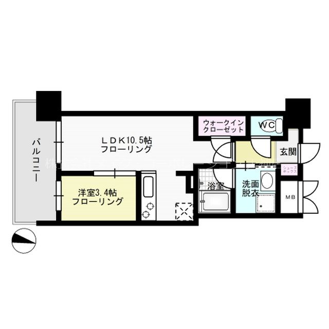 RJRプレシア百年橋 間取り