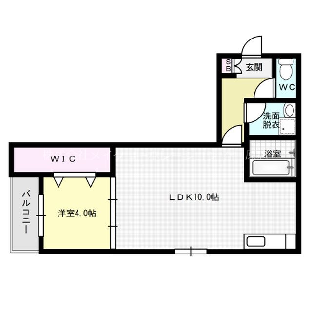間取り メゾンクレール博多南 間取り図