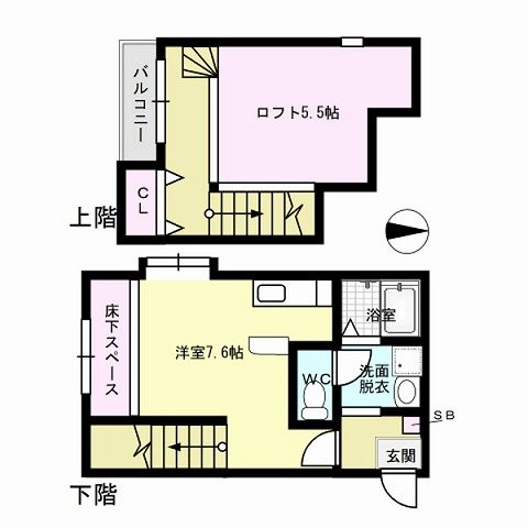 アサンブラージュ藤崎～ネット無料～ 間取り