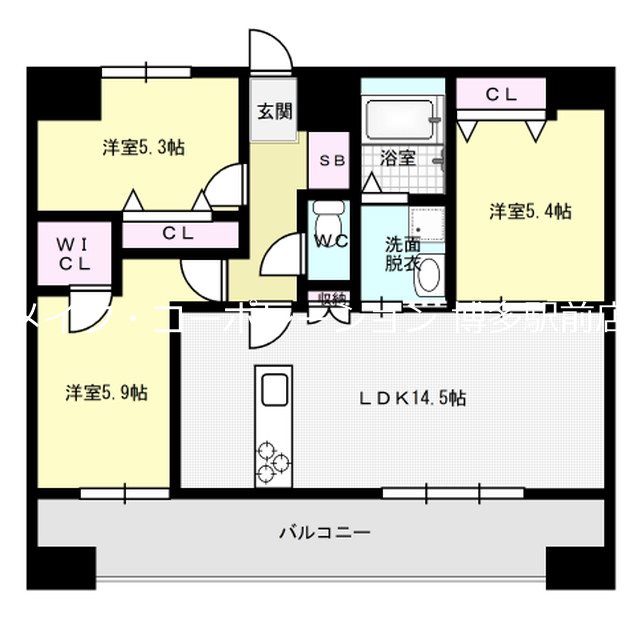 LIBTH下呉服 間取り