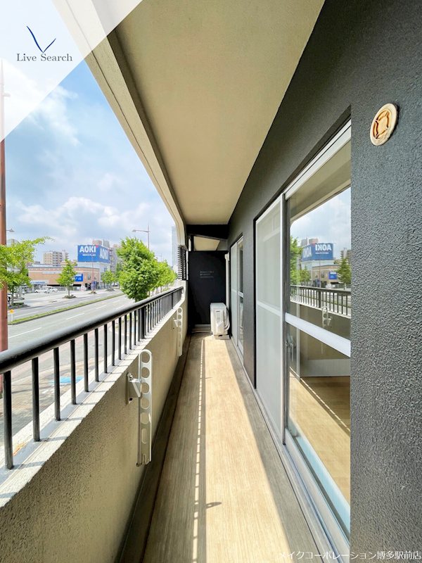 ※写真は棟内別部屋参考写真 西部アメニティビル ベランダ