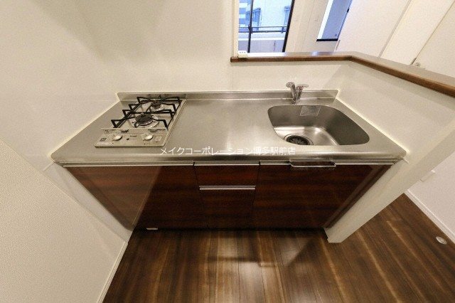 ※入居中の為別部屋写真使用現状優先 HSK博多ステーション キッチン