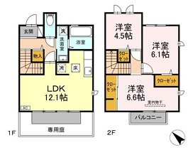 Laurea 101号室 間取り