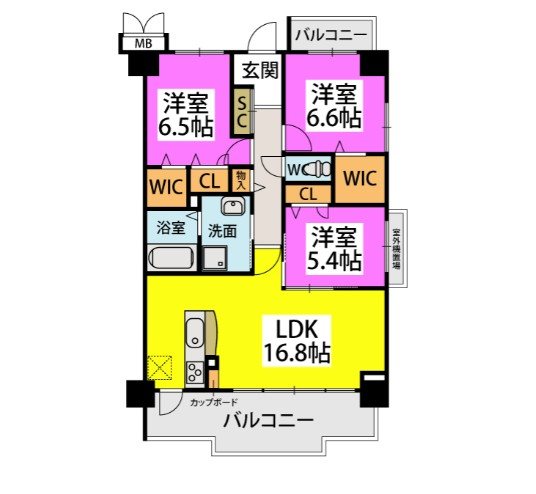 ドゥ・メゾン 間取り