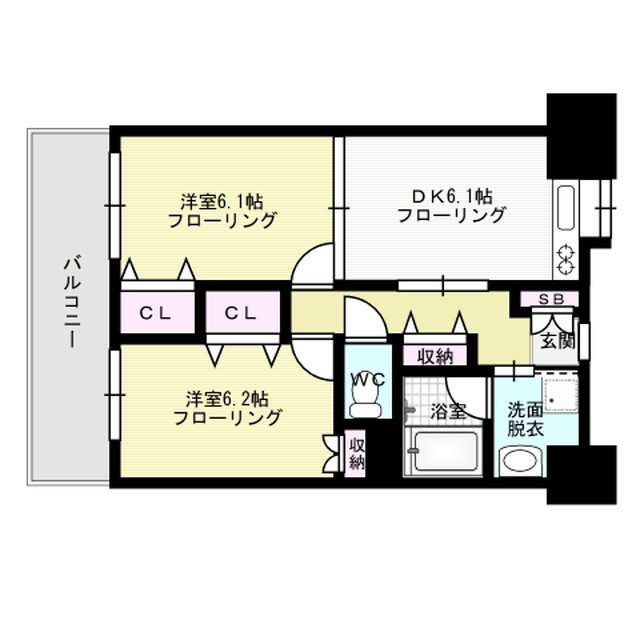 間取り LUCIS高宮 間取り図